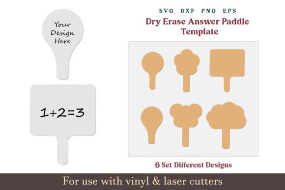 Download Dry Erase Answer Paddle SVG DXF Template - Dxf Collection