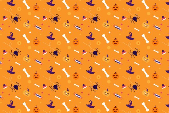 Download Halloween Spooky Pattern Background - Premium Bundle