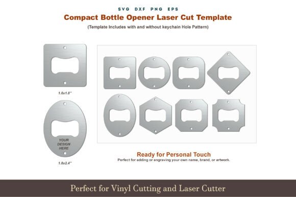 Download Bottle Opener Keychain SVG DXF Template - Dxf Collection